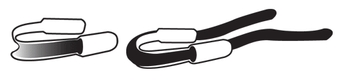 Illustration of placing cord into accu-guard